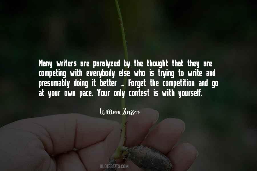 Writing Competition Quotes #1690933