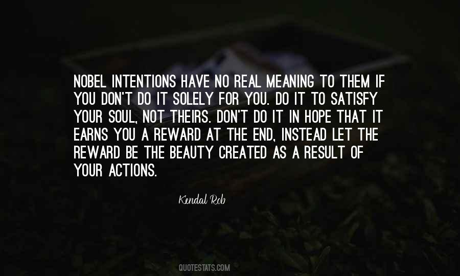 Real Intentions Quotes #1317706