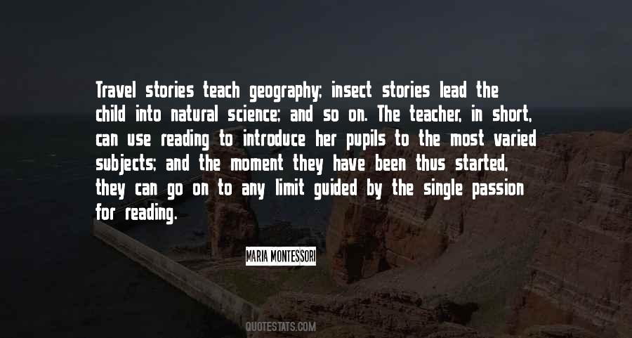 Maria Montessori Teacher Quotes #430448