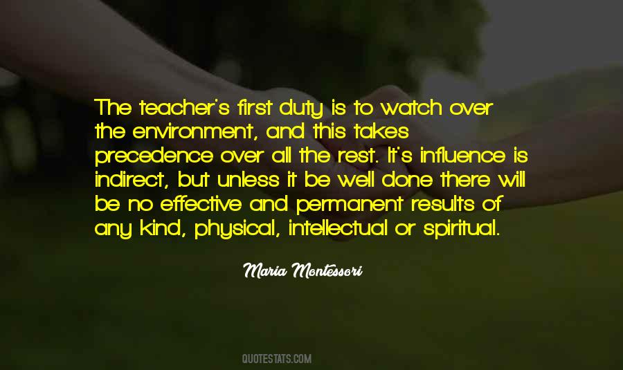 Maria Montessori Teacher Quotes #814791