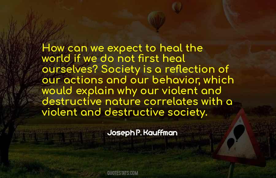 Reflection Of Nature Quotes #1838098
