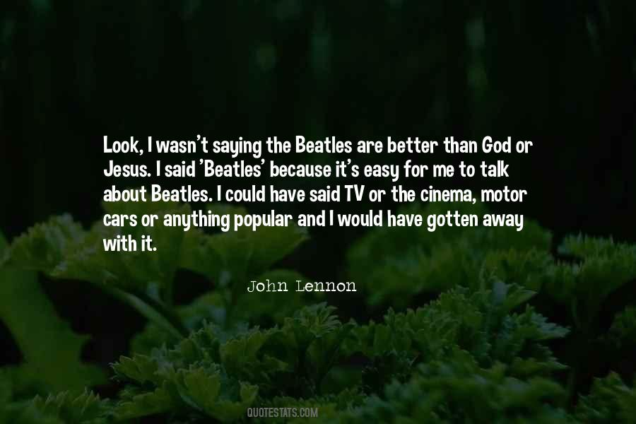 Beatles Jesus Quotes #675982