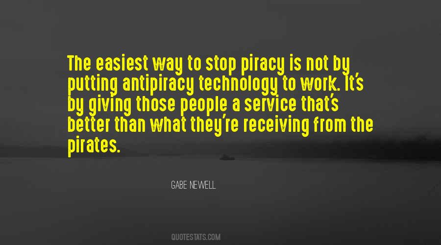 Gabe Newell Piracy Quotes #623329