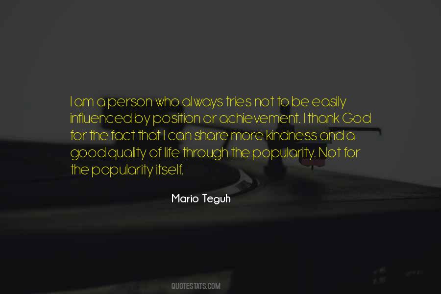 Thank U For Your Kindness Quotes #745949