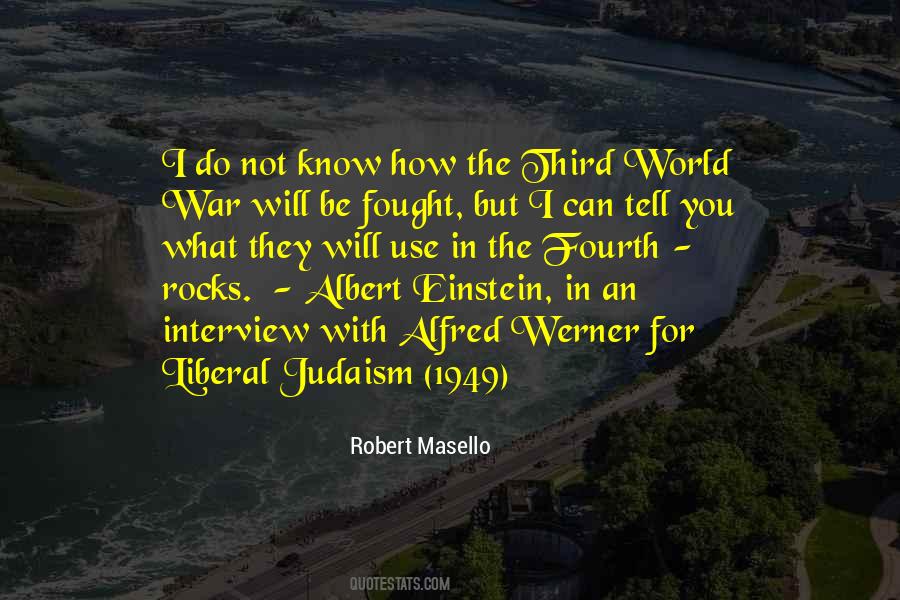 Einstein World War 3 Quotes #867761