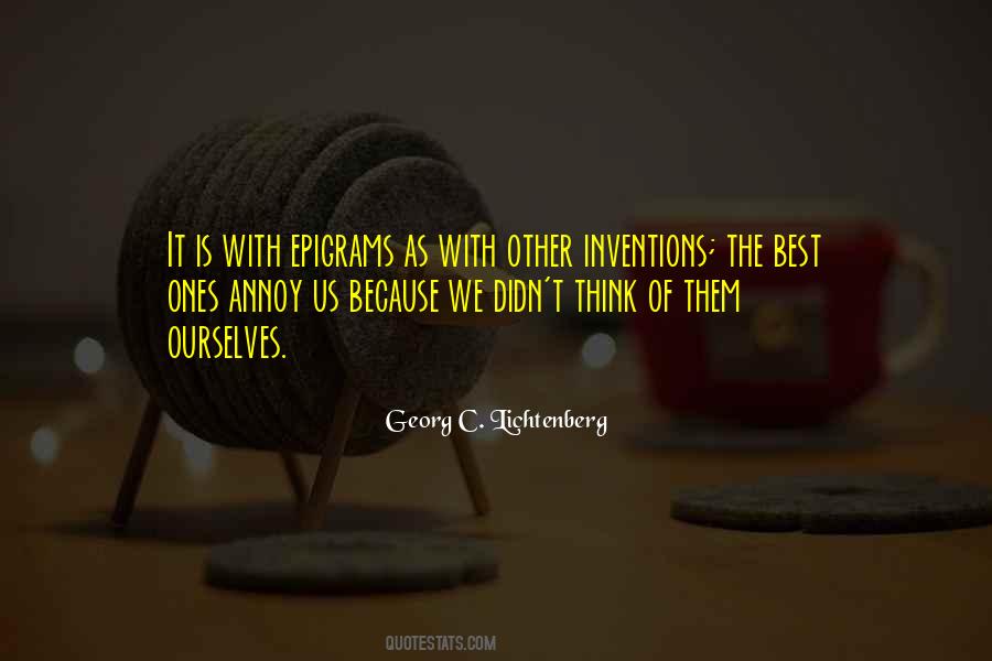 Quotes About The Inventions #152009