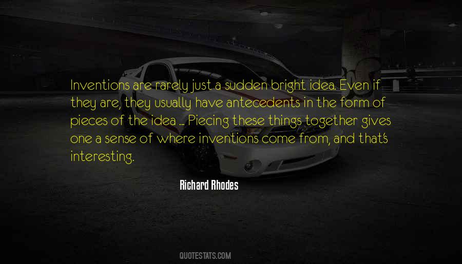 Quotes About The Inventions #258869