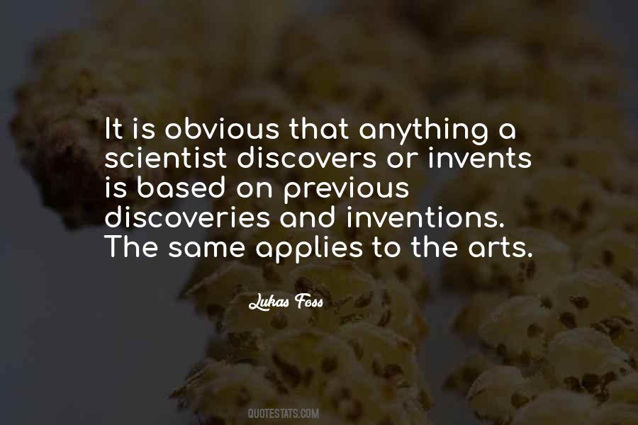 Quotes About The Inventions #391472