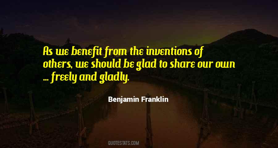 Quotes About The Inventions #935499