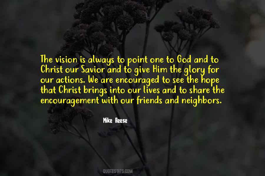 Vision For God Quotes #920217
