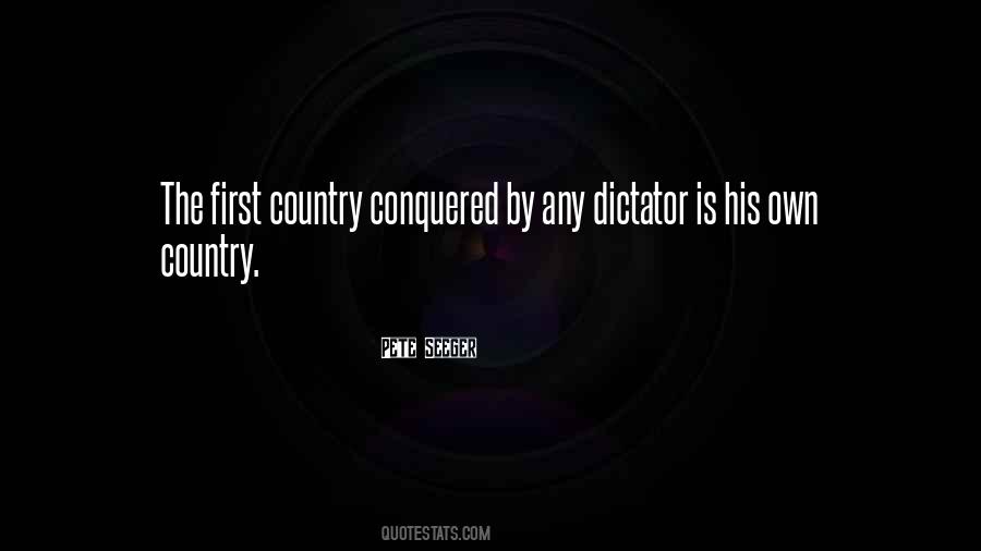 Dictator Quotes #1668144