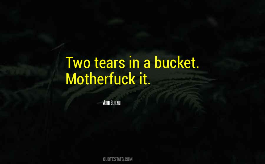 2 Tears In A Bucket Quotes #39283