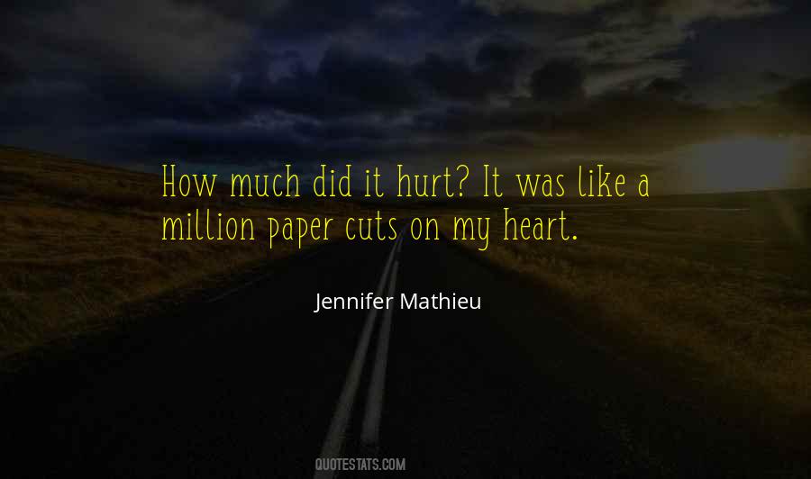 Did It Hurt Quotes #206669