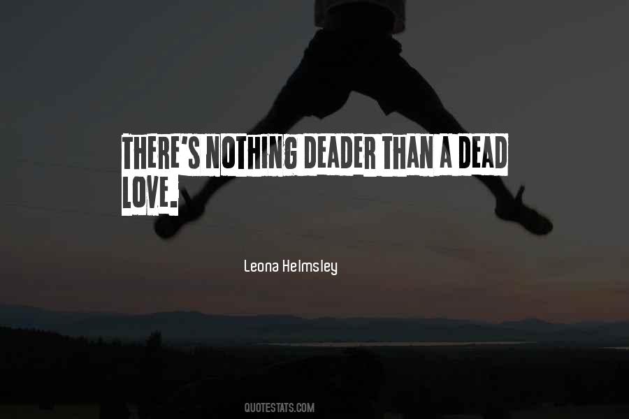 Dead Love Quotes #83968