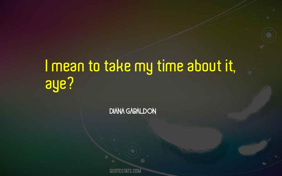 Time About Quotes #631105