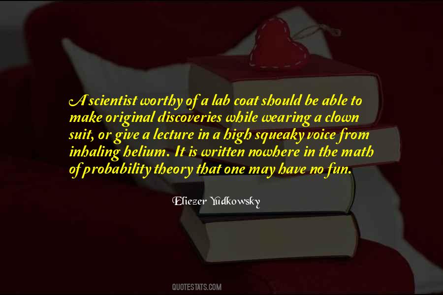 Lab Coat With Quotes #125460