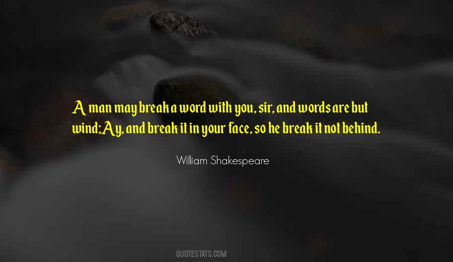 Man With Words Quotes #208985