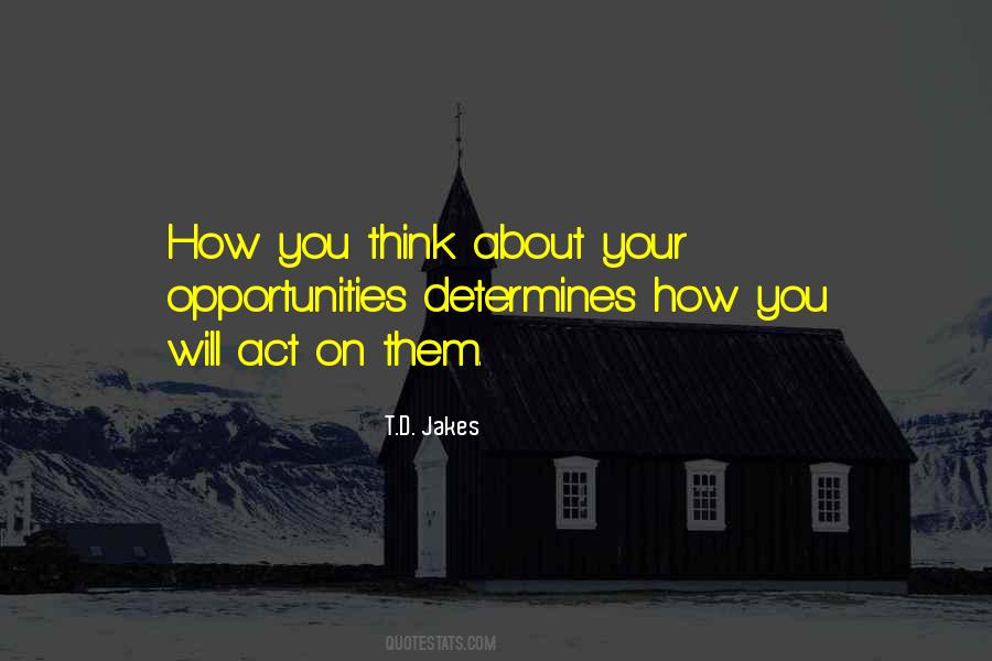 About Opportunity Quotes #367367