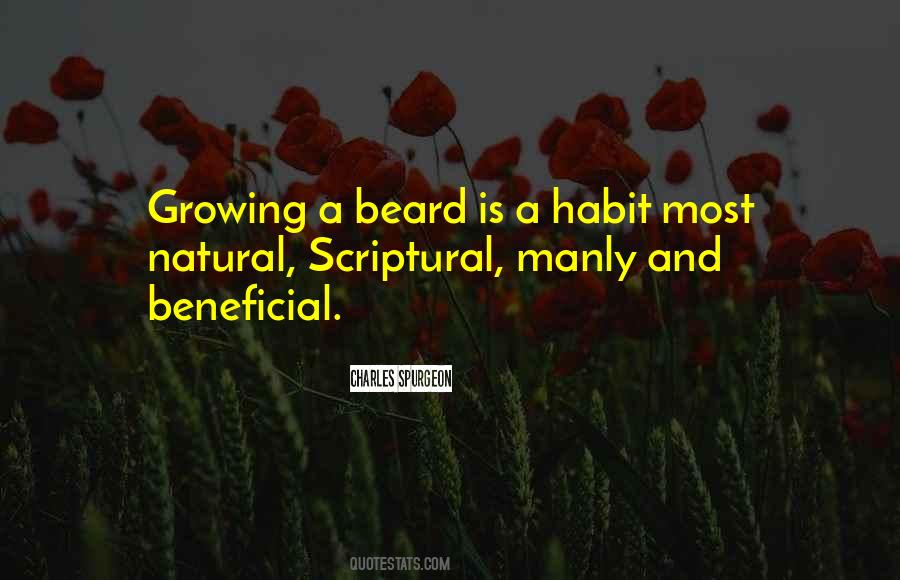 Growing Beard Quotes #1877704