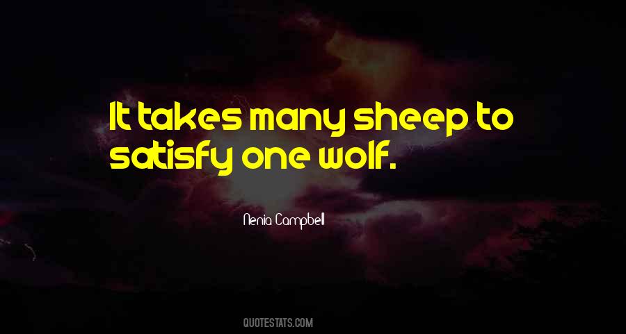 Are You A Wolf Or A Sheep Quotes #26901