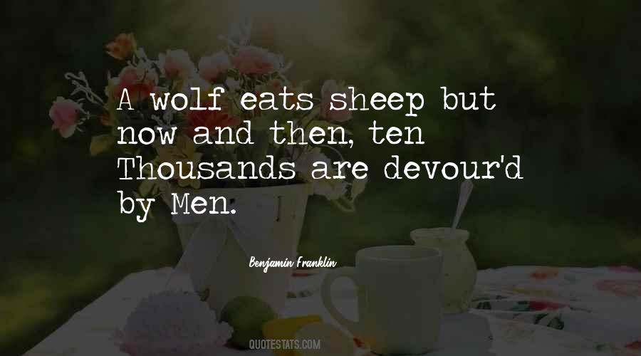 Are You A Wolf Or A Sheep Quotes #647522