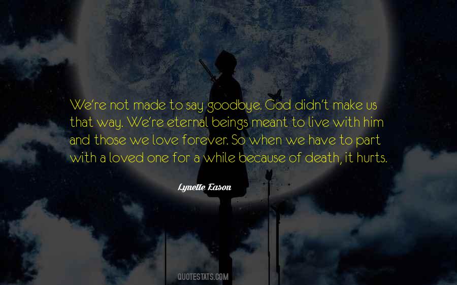 Didn't Say Goodbye Quotes #787032