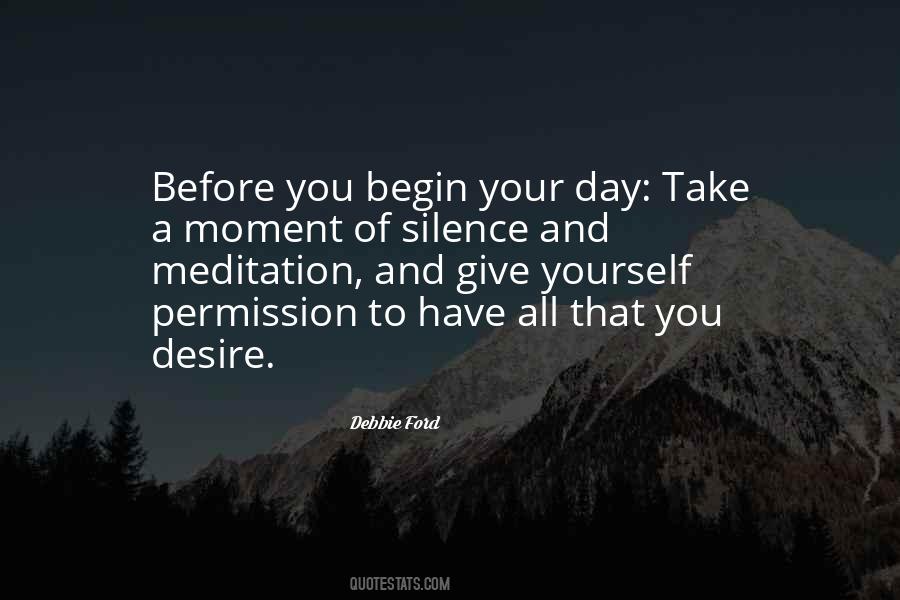 Silence Yourself Quotes #1651500