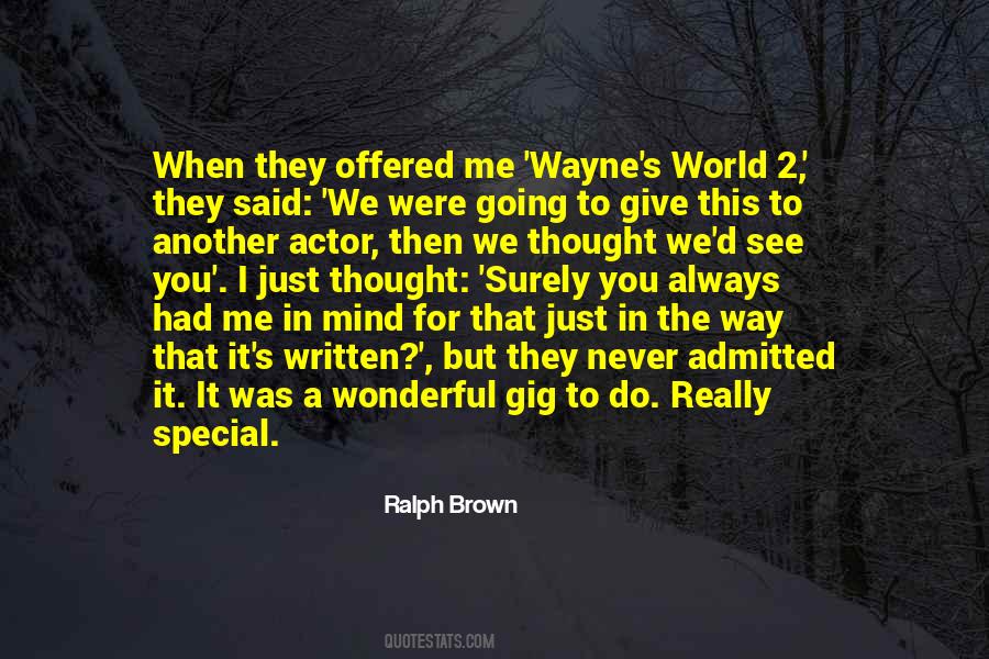 I Really Thought Quotes #75925