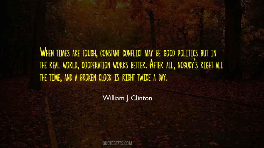 Clock Is Right Twice A Day Quotes #695841