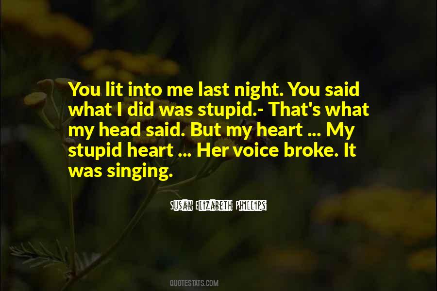 Stupid Heart Quotes #345886