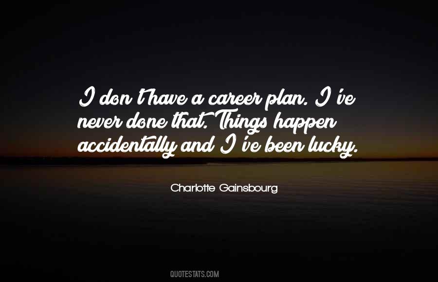 Career Plan Quotes #128812
