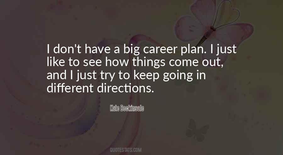 Career Plan Quotes #1606662