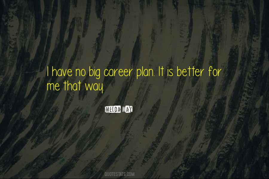 Career Plan Quotes #788555