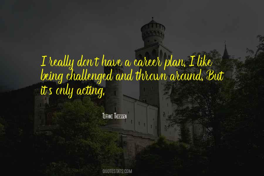 Career Plan Quotes #942121