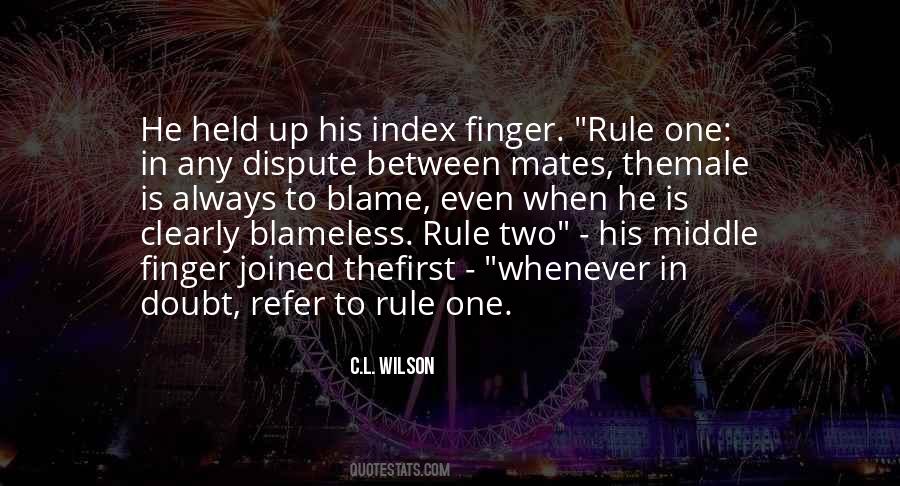 Always To Blame Quotes #1388544
