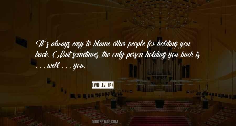 Always To Blame Quotes #240210