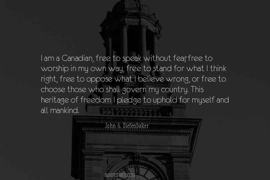 Diefenbaker Quotes #548937