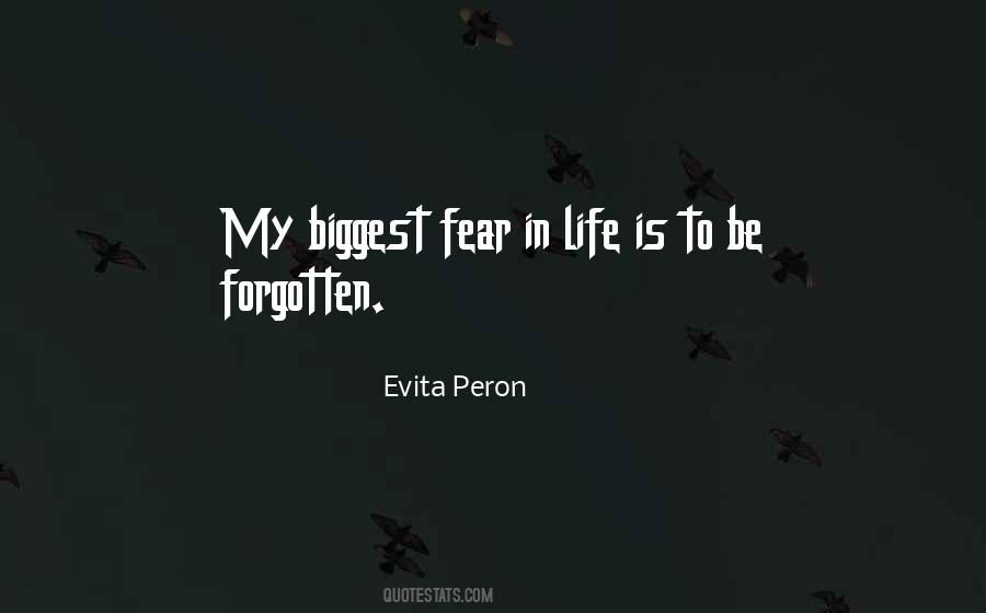 My Biggest Fear In Life Quotes #1611449