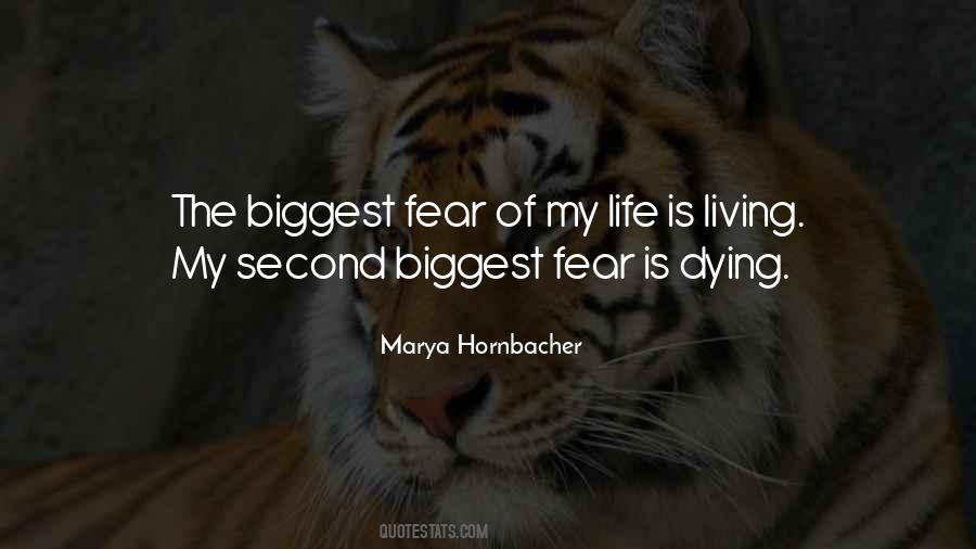 My Biggest Fear In Life Quotes #1851589