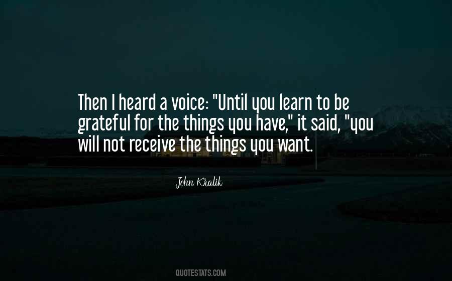 Voice To Be Heard Quotes #133323