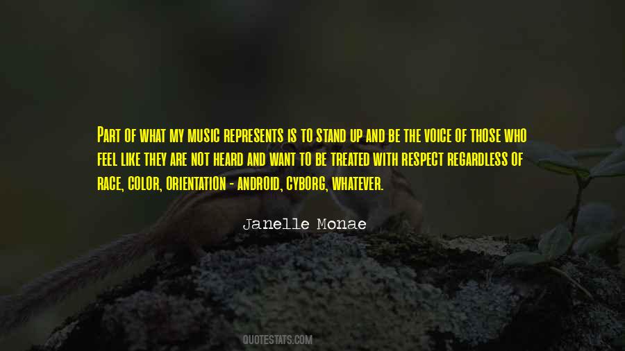 Voice To Be Heard Quotes #19524