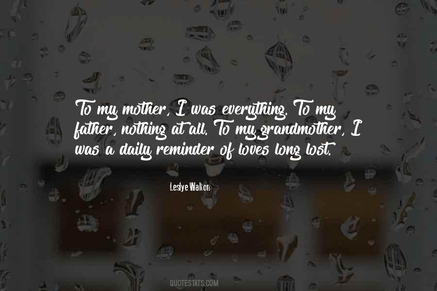 Lost A Mother Quotes #747641