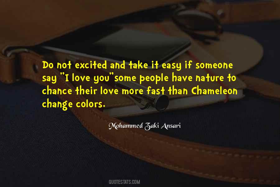 Take A Chance On Love Quotes #1460797