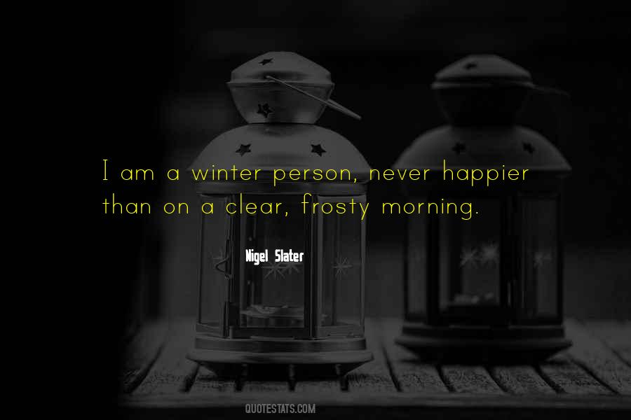A Winter Morning Quotes #1645420