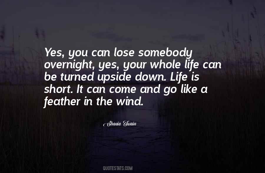 Quotes About A Feather In The Wind #452984