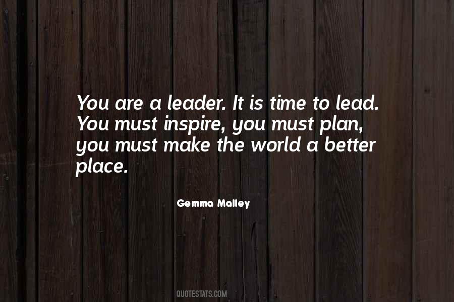 You Are A Leader Quotes #1182466