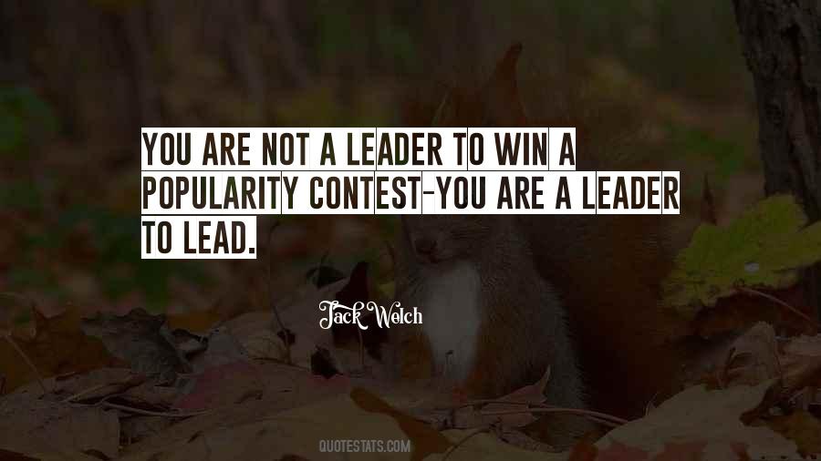 You Are A Leader Quotes #1576736