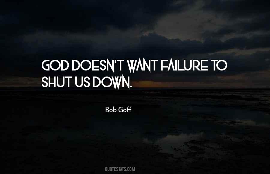 God Failure Quotes #10184