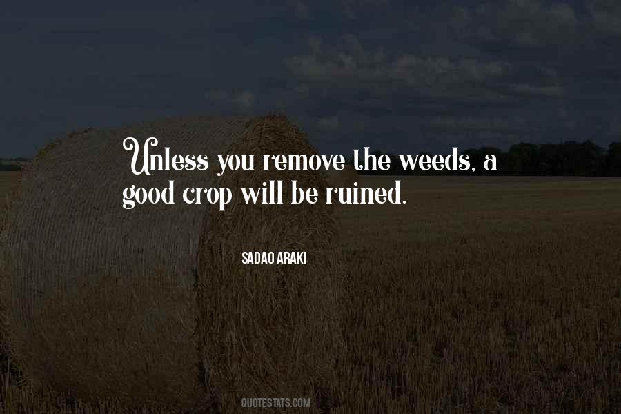 Be A Weed Quotes #497872