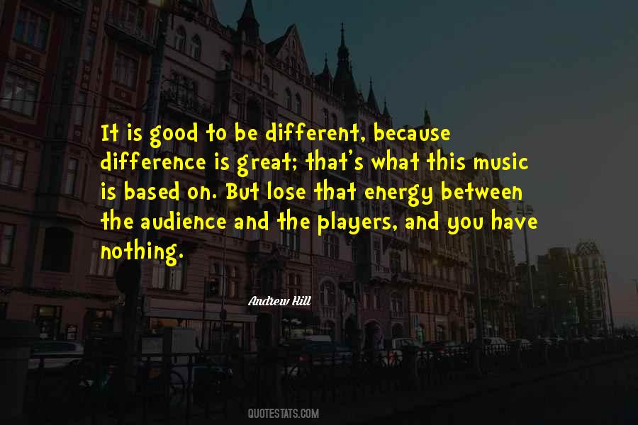 Difference Between Good And Great Quotes #1178178